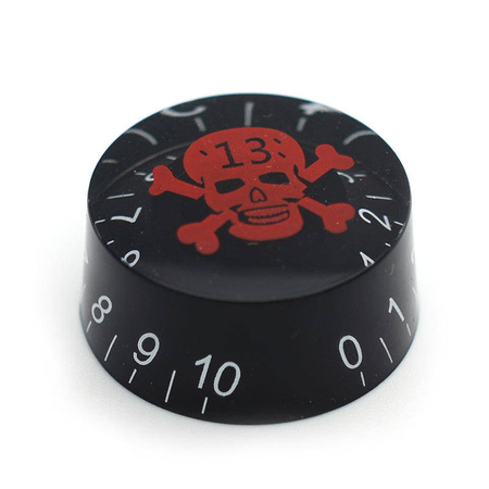 Guitar knob Volume Tone speed control knobs white skull for Electric Guitar Kera Audio GLP0110 Black/Red  