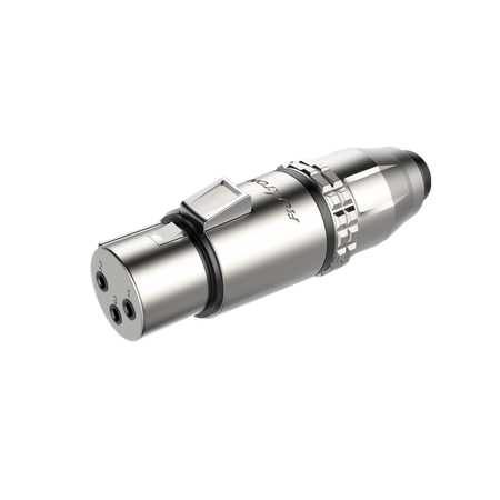 Heavy-duty waterproof 3 pole XLR female Roxtone RX3FWP-NG