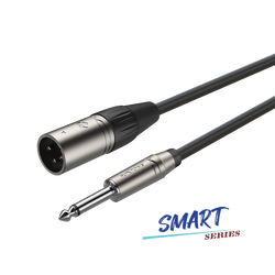 XLR 3-pole male - 6.3mm mono Jack plug SMART Roxtone SMXJ250L3