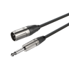Microphone cable XLR 3-pole male - 6.3mm mono Jack plug Roxtone DMXJ250L1